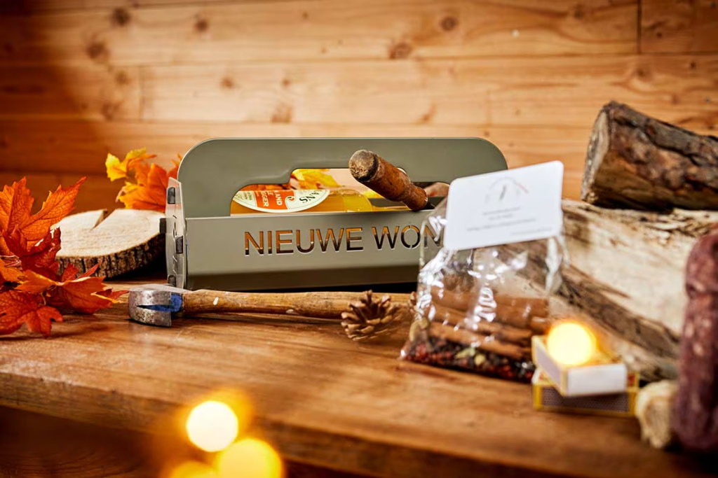 Gevulde stalen gereedschapskist van Lokaalverrast voor een nieuwe woning